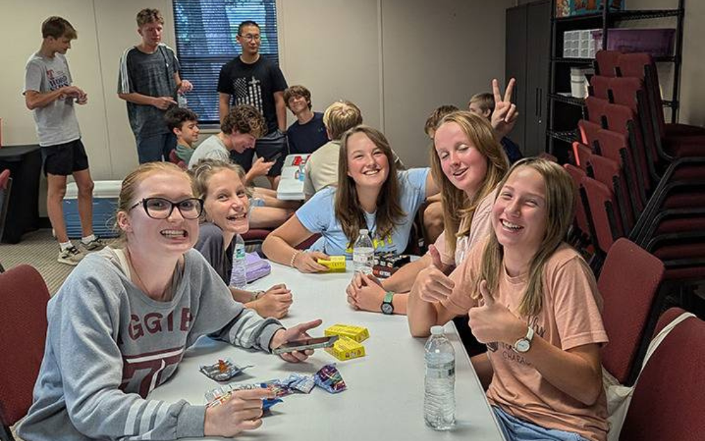 INCLINE students gathering for fellowship at Christ Community